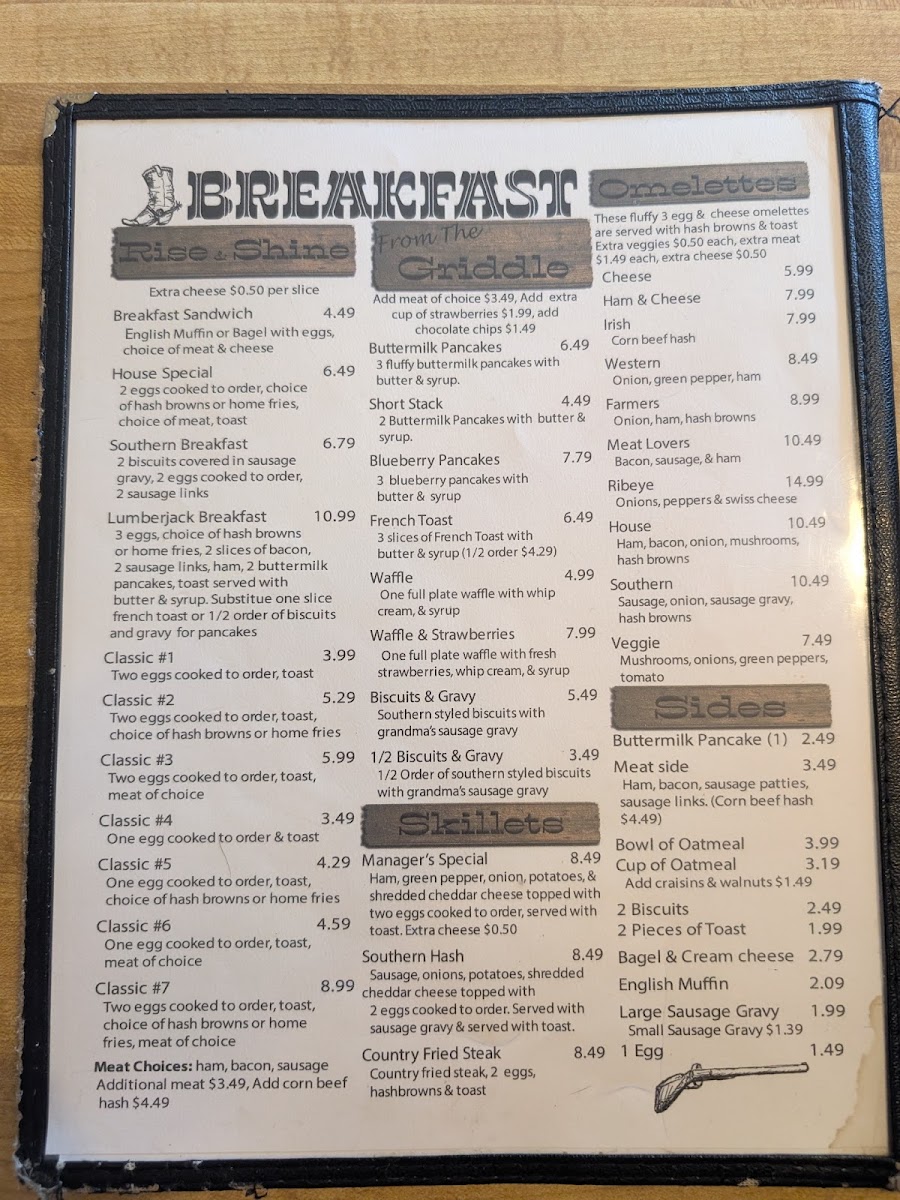 Bray Road Diner Menu - Image 2